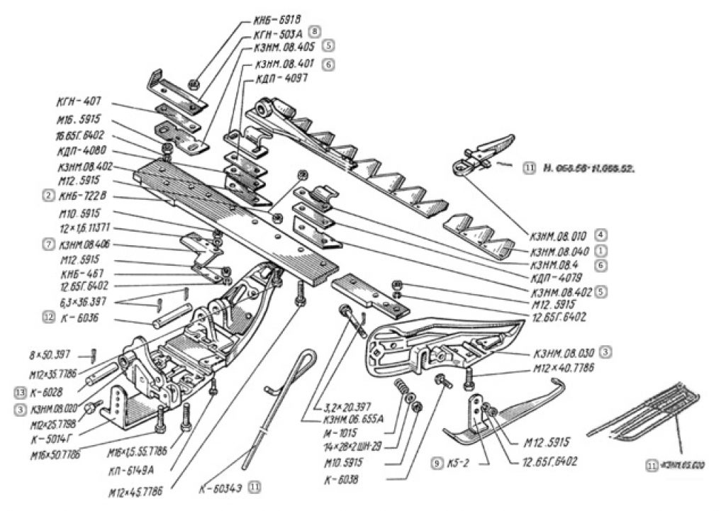 Инструкция по эксплуатации: Косилка однобрусная навесная КС-Ф-2,1Б